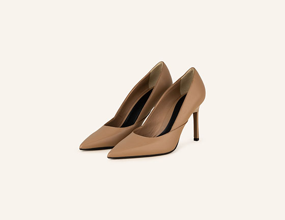 braune Pumps