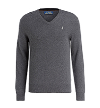 Grauer Pullover