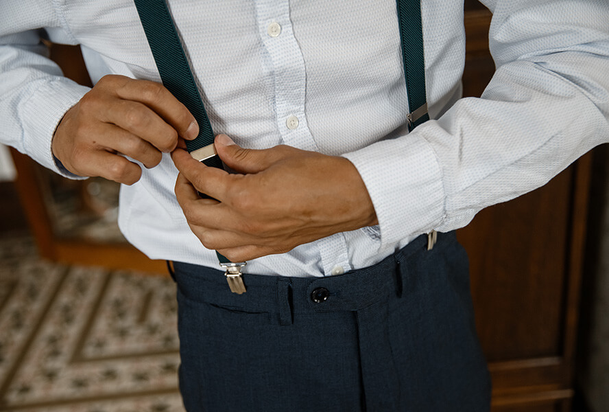 Hosenträger für die Hochzeit