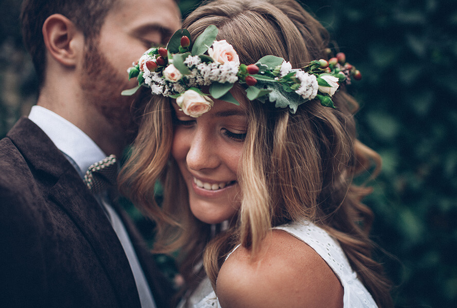 Sommerliche Hochzeit