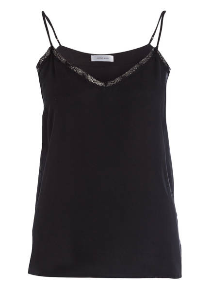 Camisole mit Spitze aus Seide