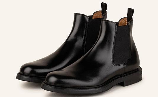 Schwarze Chelsea Boots