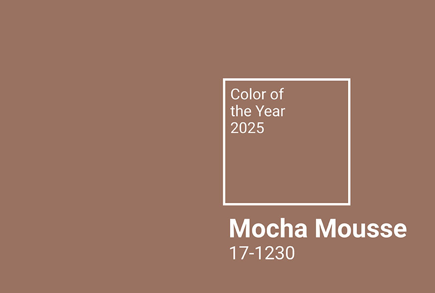 Mocha Mousse ist die Pantone-Trendfarbe des Jahres 2025