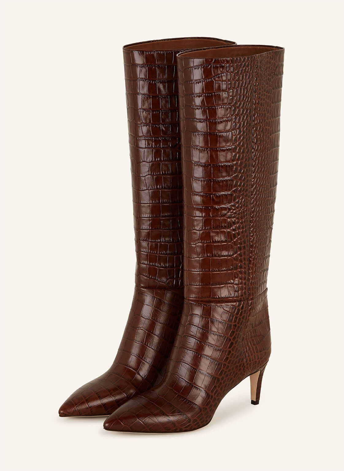 Braune Lederstiefel