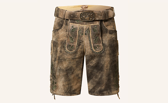 Braune Lederhose